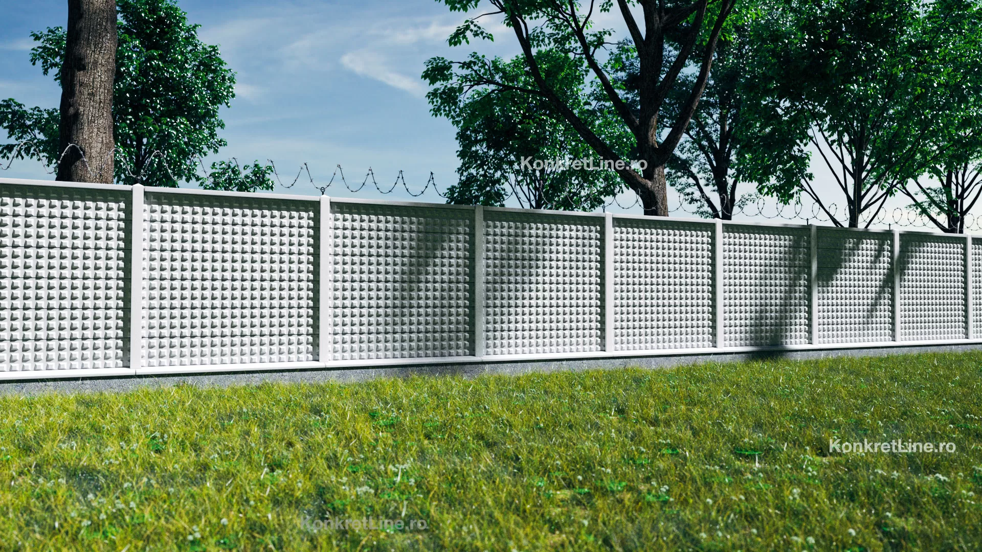 KM101_D-Fence-4 imagine gard beton